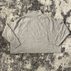 Pilcro Cashmere Mock Neck Sweater